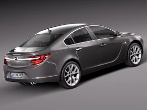 Opel Insignia Sedan 2014 3D Model