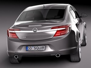 Opel Insignia Sedan 2014 Modello 3D