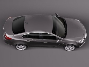 Opel Insignia Sedan 2014 Modello 3D