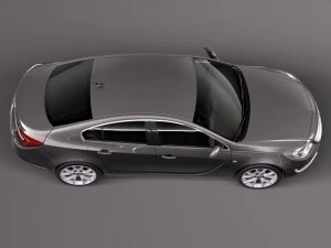 Opel Insignia Sedan 2014 3D Model