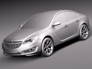 Opel Insignia Sedan 2014 Modello 3D
