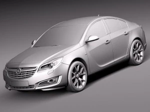 Opel Insignia Sedan 2014 3D Model