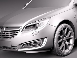 Opel Insignia Sedan 2014 Modello 3D