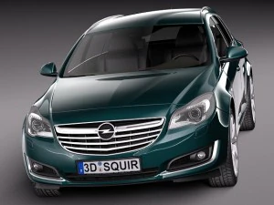 Opel Insignia Sport Tourer 2014 Modello 3D