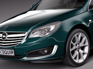 Opel Insignia Sports Tourer 2014 3D Модель
