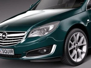 Opel Insignia Sport Tourer 2014 Modello 3D