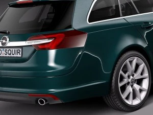 Opel Insignia Sport Tourer 2014 Modello 3D
