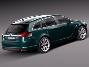 Opel Insignia Sports Tourer 2014 3D Модель