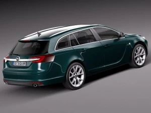 Opel Insignia Sport Tourer 2014 Modello 3D