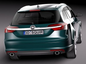 Opel Insignia Sports Tourer 2014 3D Модель