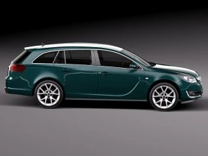 Opel Insignia Sport Tourer 2014 Modello 3D