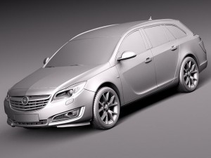 Opel Insignia Sports Tourer 2014 3D Модель