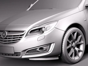 Opel Insignia Sport Tourer 2014 Modello 3D