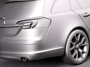 Opel Insignia Sports Tourer 2014 3D Модель