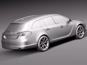 Opel Insignia Sport Tourer 2014 Modello 3D