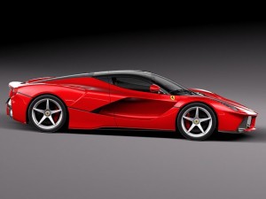 Ferrari Laferrari 2014 3D Model