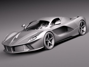 Ferrari Laferrari 2014 3D Model