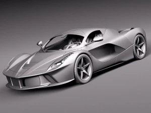 Ferrari Laferrari 2014 3D Model