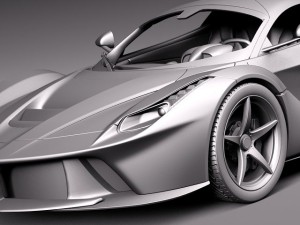 Ferrari Laferrari 2014 3D Model
