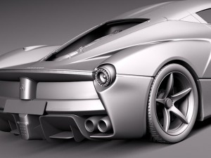 Ferrari Laferrari 2014 3D Model