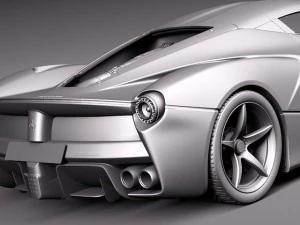 Ferrari Laferrari 2014 3D Model