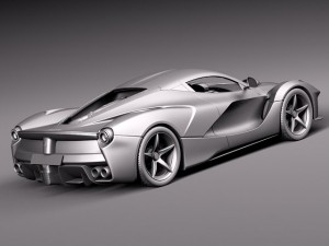 Ferrari Laferrari 2014 3D Model
