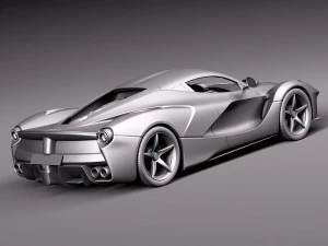 Ferrari Laferrari 2014 3D Model