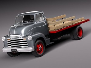 Chevrolet Coe Truck 1950 3D Model