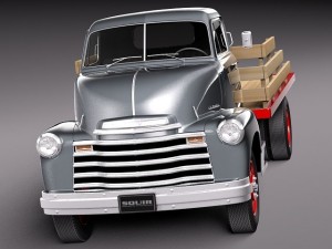 Chevrolet Coe Truck 1950 Modello 3D