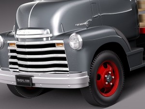 Chevrolet Coe Truck 1950 Modello 3D