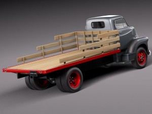 Chevrolet Coe Truck 1950 Modello 3D