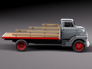 Chevrolet Coe Truck 1950 Modello 3D