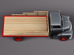 Chevrolet Coe Truck 1950 Modello 3D