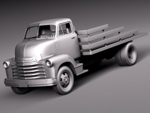 Chevrolet Coe Truck 1950 Modello 3D