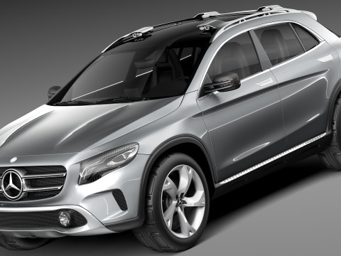 Mercedes-Benz GLA Concept 2013 3D Model