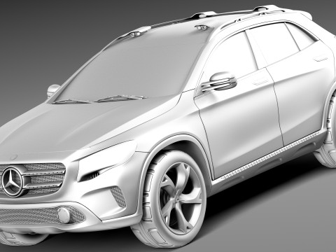 Mercedes-Benz GLA Concept 2013 Modelo 3D