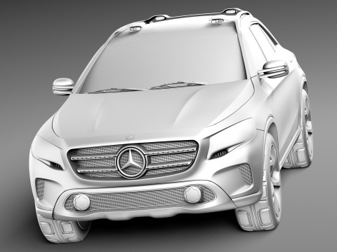 Mercedes-Benz GLA Concept 2013 Modelo 3D