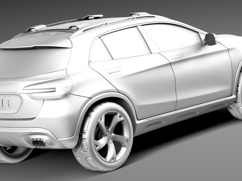 Mercedes-Benz GLA Concept 2013 Modelo 3D