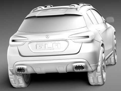 Mercedes-Benz GLA Concept 2013 Modelo 3D