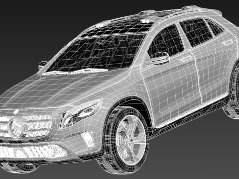 Mercedes-Benz GLA Concept 2013 Modelo 3D
