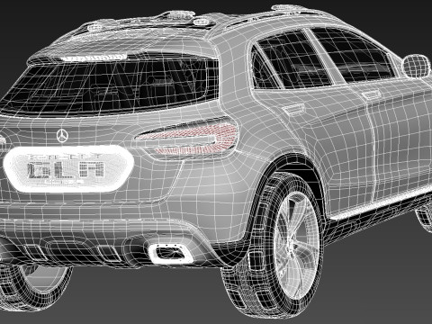 Mercedes-Benz GLA Concept 2013 Modelo 3D