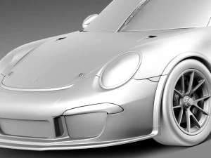Porsche 911 GT3Cup 2013 Martini 3D Model