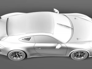 Porsche 911 GT3Cup 2013 Martini 3D Model