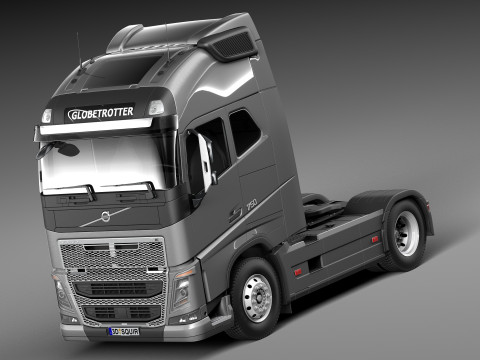 Volvo FH16 Globtrotter 2013 3D 모델