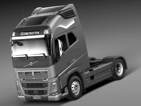 Volvo FH16 Globtrotter 2013 3D Modell