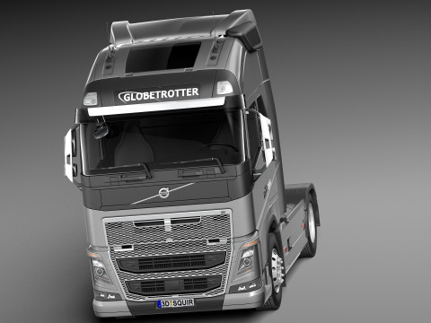 Volvo FH16 Globtrotter 2013 3D 모델