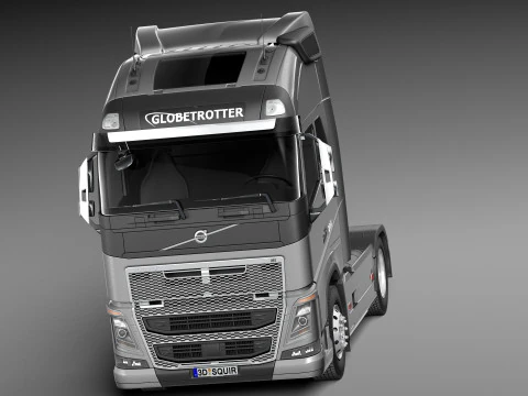 Volvo FH16 Globtrotter 2013 3D Model