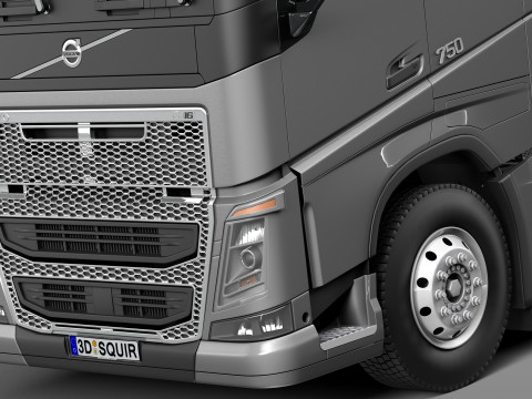 Volvo FH16 Globtrotter 2013 3D 모델
