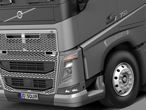 Volvo FH16 Globtrotter 2013 3D Model