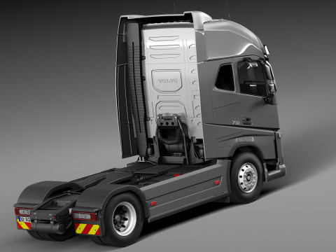 Volvo FH16 Globtrotter 2013 3D 모델